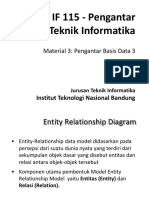 Material 3 - Pengantar Basis Data 3 (ERD)