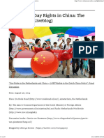 Gay Pride & Gay Rights in China - A Dutch Perspective