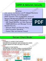 DNS, DHCP, SNMP & Network Security