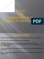 Registration Council of Architecture