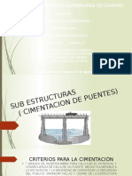 Sub Estructuras ( Cimentacion de Puentes)
