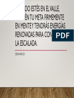 Cuando Estés en El Valle, Mantén Tu Meta PDF