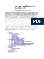 SEP - Chandra, M. - Perceptual Experience and Concepts in Classical Indian Philosophy