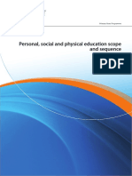 Personal, Social and Physical Education Scope