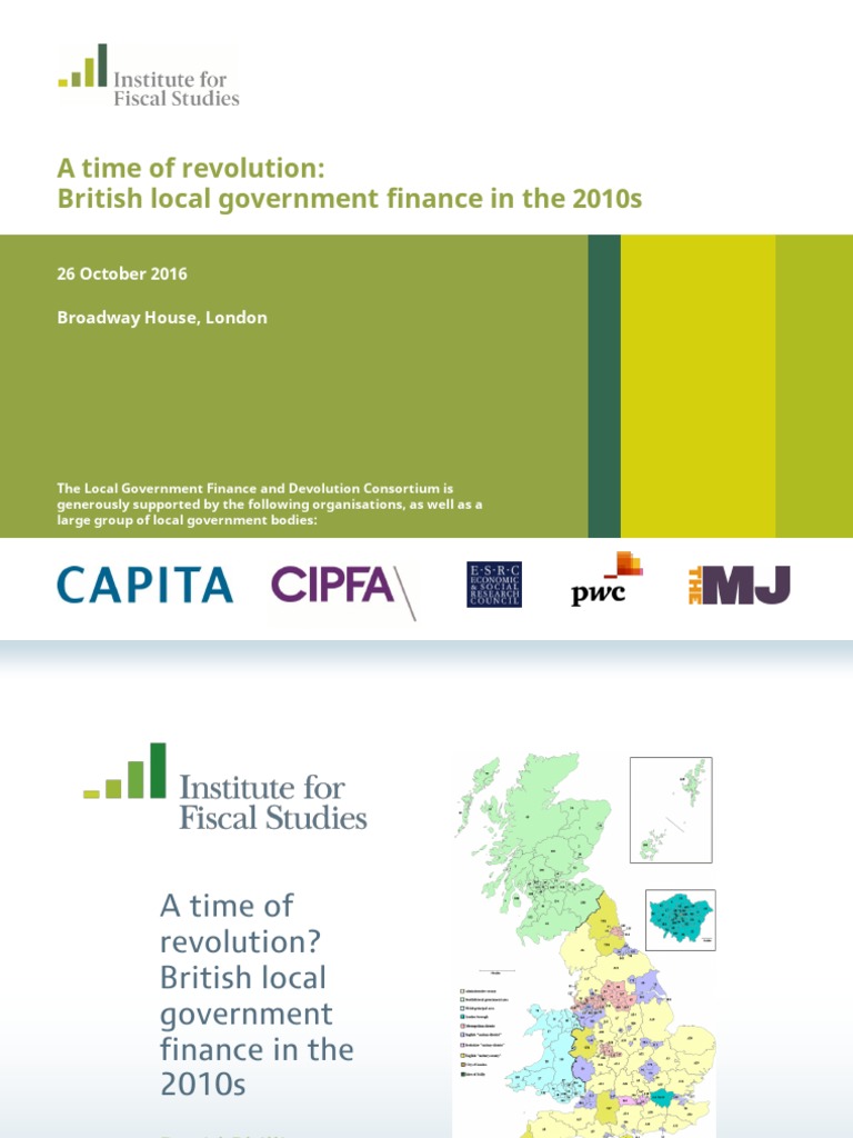 IFS (2016), 'A Time of Revolution - British Local Government Finance in ...