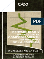 Análisis de la rentabilidad y el riesgo como determinantes del comportamiento financiero de la empresa española