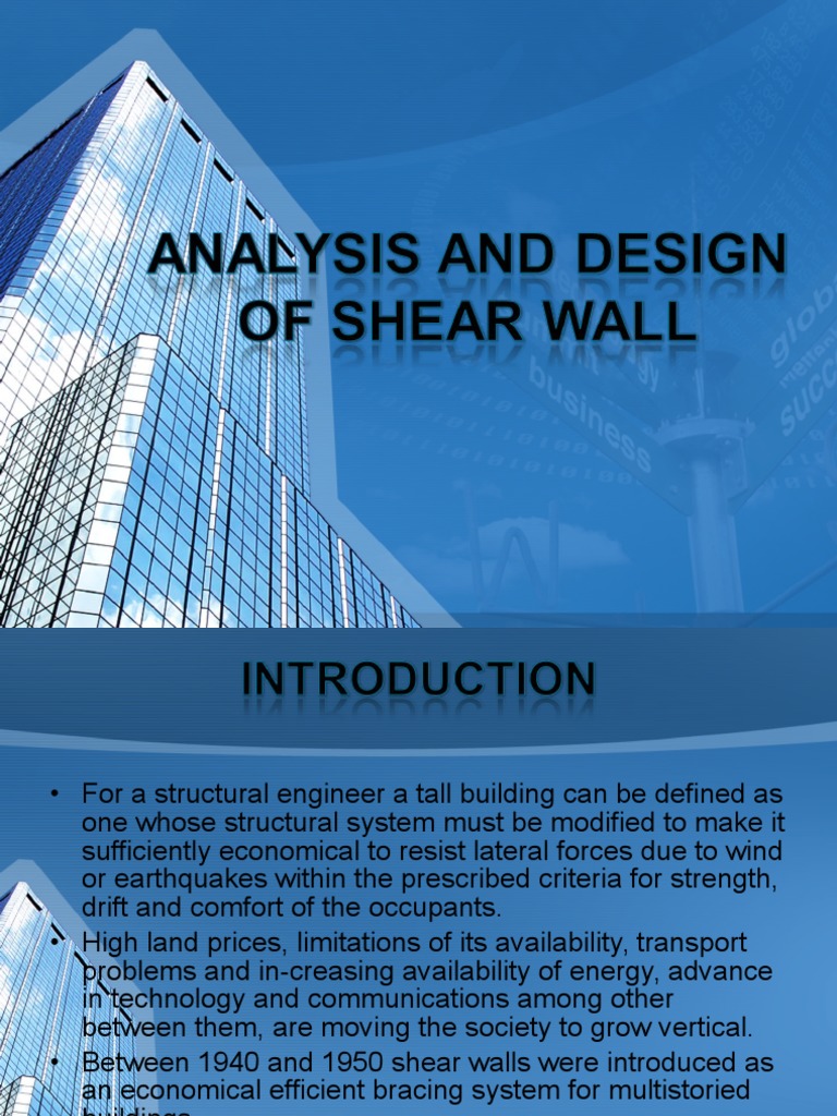 Shear Wall Design for Earthquake Resistance | PDF | Earthquakes ...