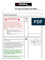 Prueba de Fuga de Cilindros