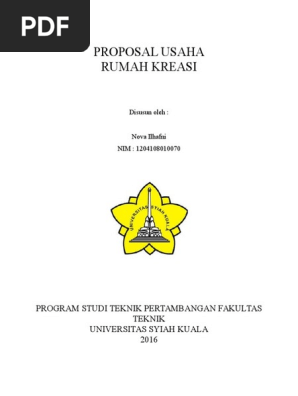 Contoh Proposal Usaha Kerajinan Lampu Hias  Dari Stik Es 