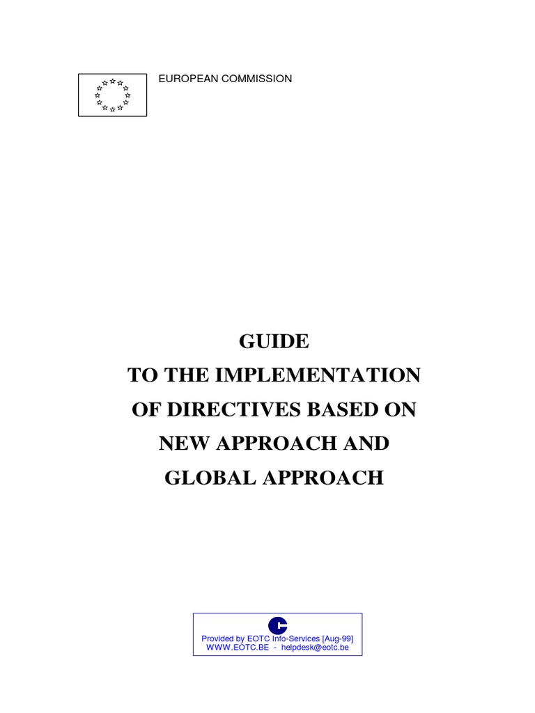 Blue Guide to CE Marking Directives | PDF | European Commission ...