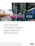 Citrix Netscaler A Powerful Defense Against Denial of Service Attacks PDF