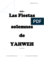 Las Fiestas Solemnes de YHWH