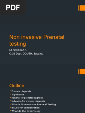 Non Invasive Prenatal Testing