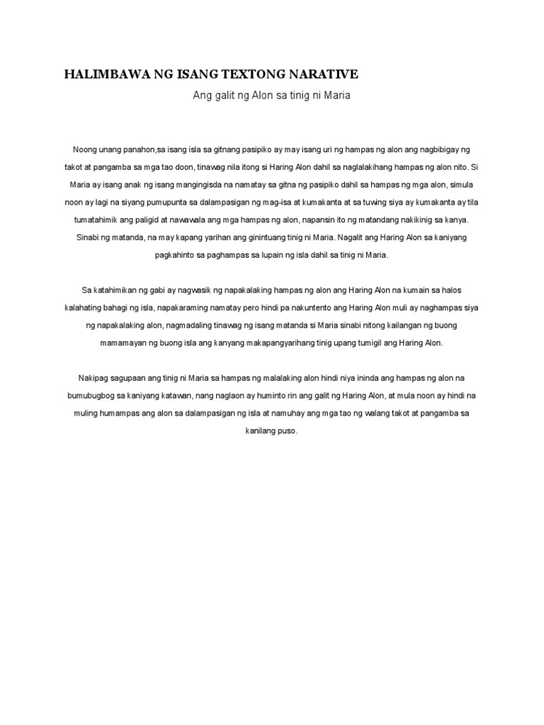 Halimbawa ng tekstong argumentativ image