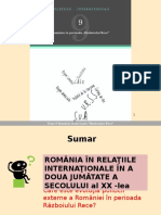 Romania in Perioada Razboiului Rece