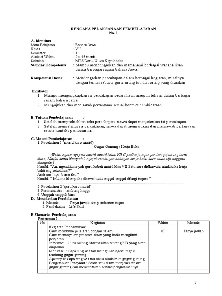 Rpp Sem 1