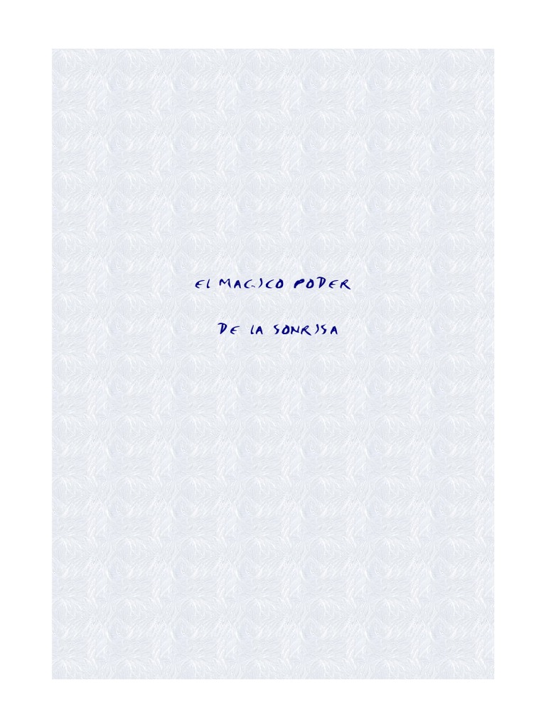 El Poder Transformador de la Sonrisa | PDF | Felicidad | Amor
