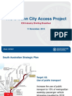 The O-Bahn City Access Project: ICN Industry Briefing Breakfast