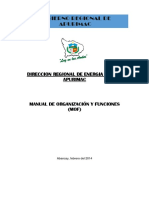 Manual de Organizacion y Funciones - DREM