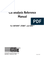 CSI Anal y Sis Reference Manual: For SAP2000, Etabs, and SAFE™