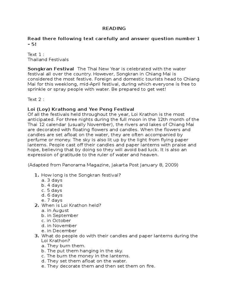 Latihan Soal Ujian Bahasa Inggris SMA Rain Pollution