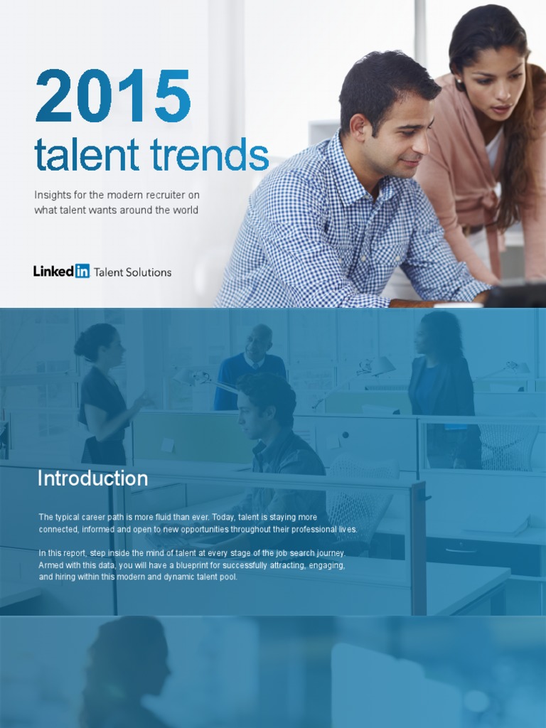 Global Talent Trends Report PDF | PDF | Linked In | Recruitment