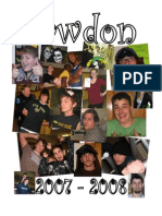 2007-2008 Sawdon Yearbook