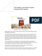 Jual Propolis British Jakarta, Jual British Propolis Jakarta, Harga Propolis British Jakarta