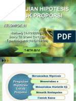 Uji Hipotesis Dua Proporsi