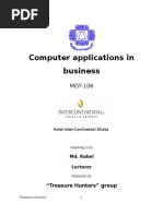 Computer Application in Hotels