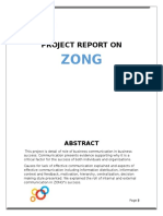 Zong Project Report on Role of Business Communication