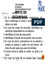 Minuto Seguridad