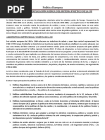 Apuntes Politica Europea