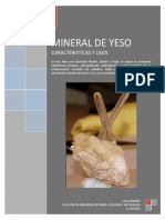 Informe Sobre El Mineral Yeso