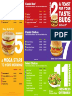 McDonalds Menu PDF