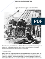 2.1 a Maçonaria e a Abolição Da Escravatura