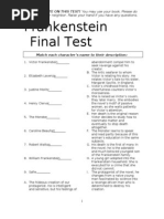 Download Frankenstein Final Test by Mrs P SN33516220 doc pdf