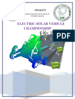 Electric-Solar Vehicle Championship