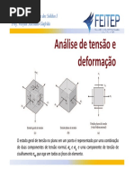 Análise de Tensão e Deformação