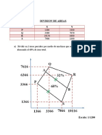 Division de Areas: Vértice X Y P Q R S