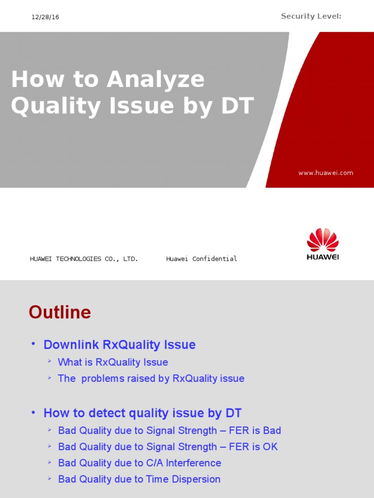 Analyzing RxQuality Issues in Networks | PDF | Antenna (Radio ...