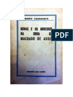 Minas e Os Mineiros Na Obra de Machado de Assis - Mário Casasanta 1932