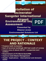 Installation of Incinerator Sangster International Airport: Environmental Impact Assessment