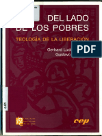 GUTIERREZ, Gustavo y MÜLLER, Gerard Ludwig. Del Lado de Los Pobres. Teología de La Liberación.