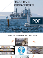 Operability & Seakeeping Criteria: Tenuta Della Nave Al Mare