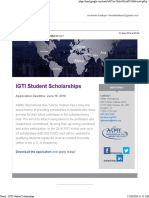 IGTI Student Scholarships