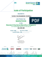 Certificate of Participation: Ivan Gunawan Goeij
