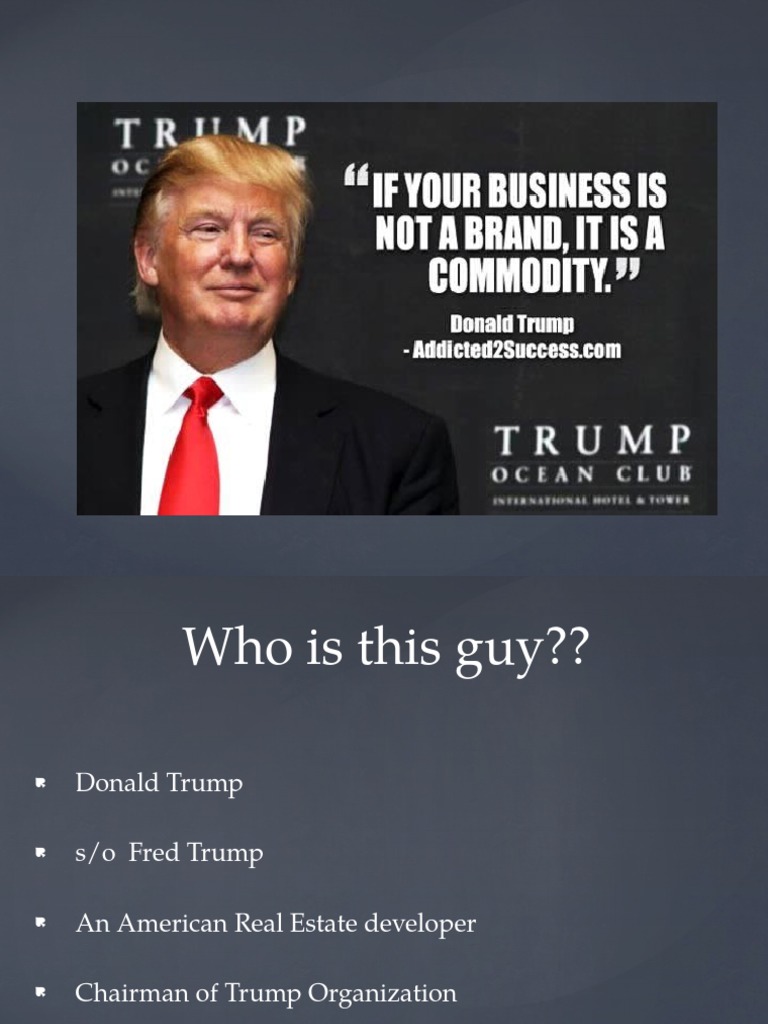 Donald Trump's Business Journey | PDF | Donald Trump | American Government