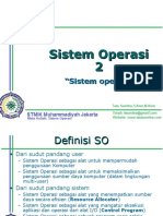 So2 Sistem Operasi