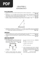 Chapter - 2 - Kinematics